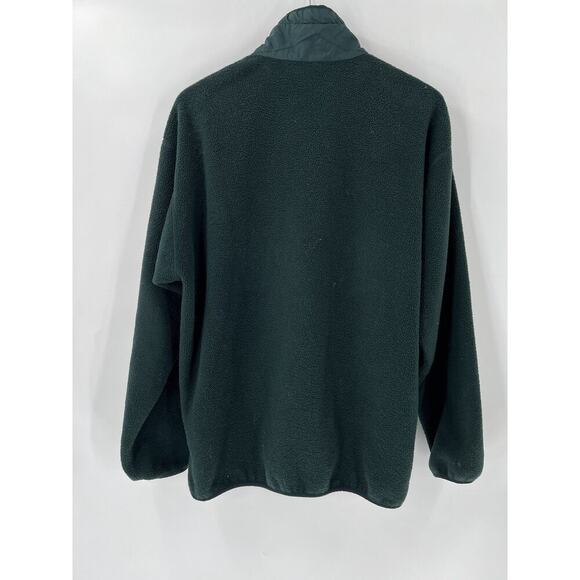Vintage Patagonia Synchilla Jacket Womens Large Green Fleece Fall 1998 Full Zip - Picture 9 of 16
